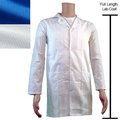 Transforming Technologies ESD Jacket, Full Length, Lapel Collar, Snap Cuff, Small, White JLC5402SPWH